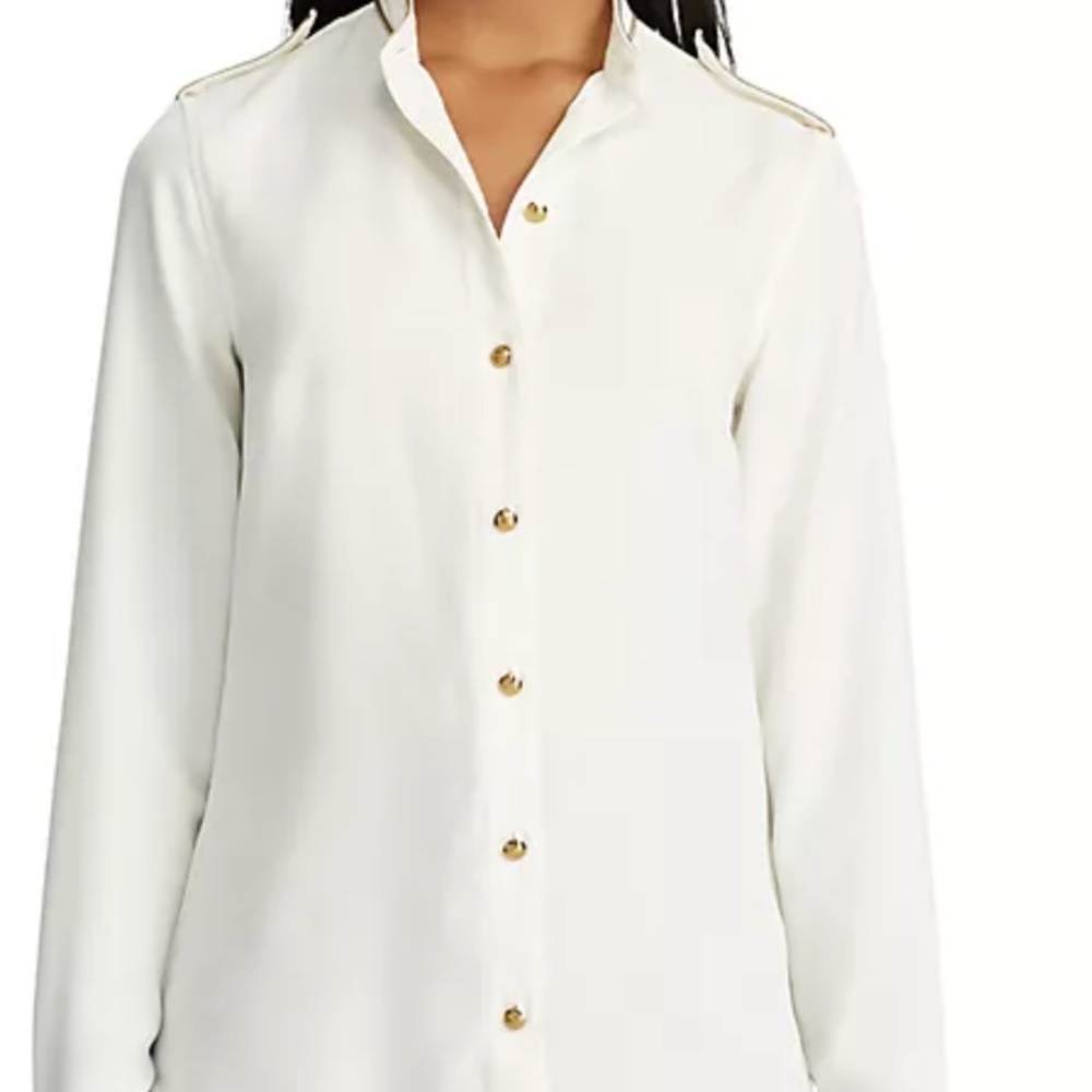 Ralph Lauren White Button Down Shirt